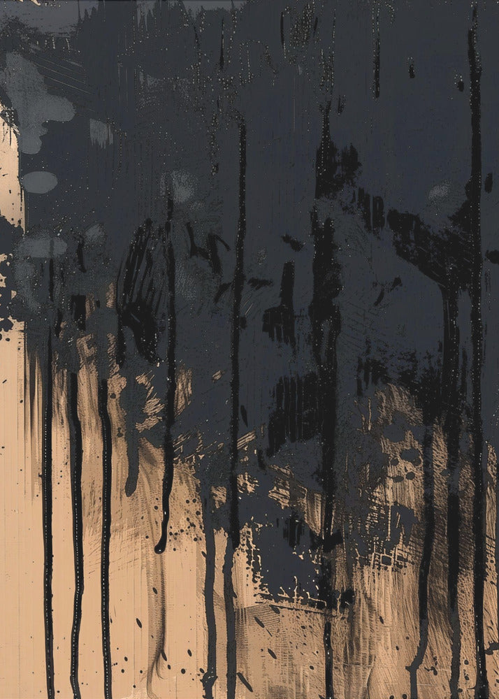 Mal es schwarz | Leinwand