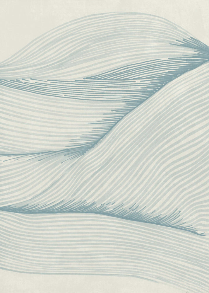 Ozean in Linien 02 | Leinwand
