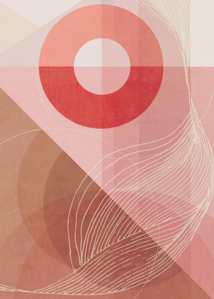 Abstract Above the mountain | Poster