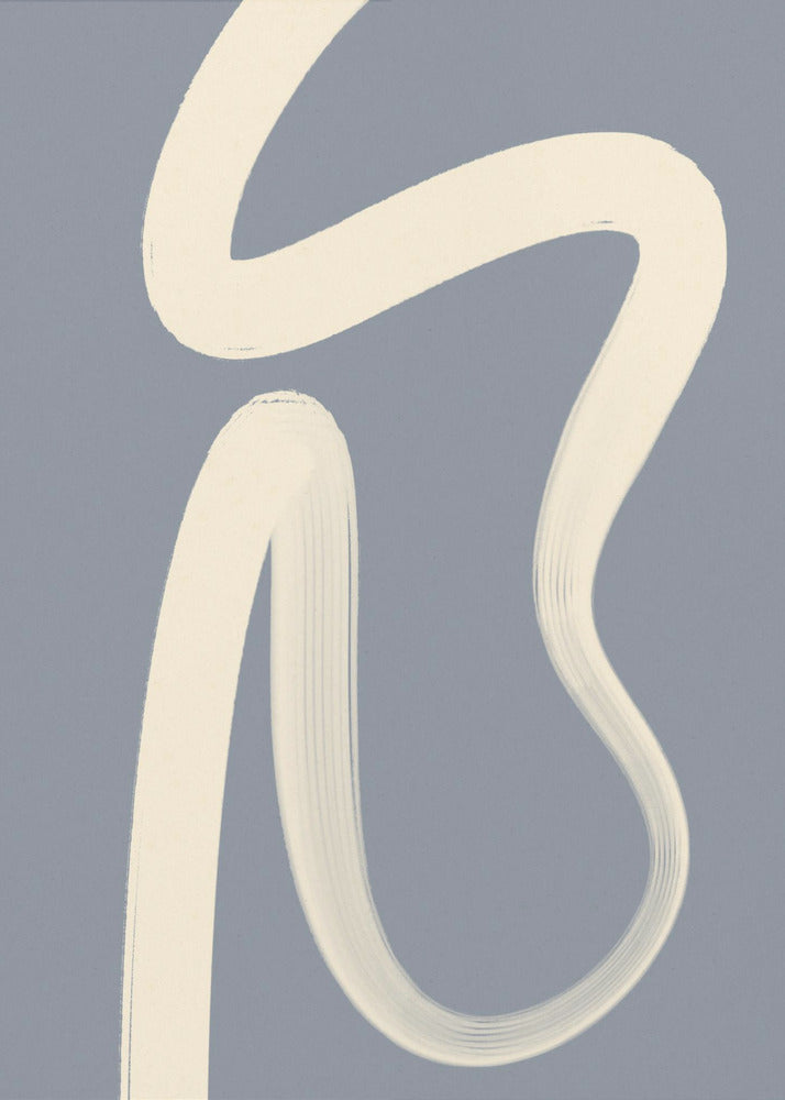 Geschwungene Linien tanzen | Poster