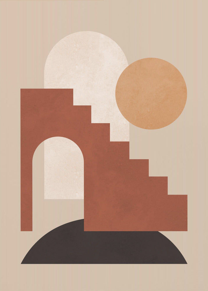Geometrische Komposition 4 | Leinwand