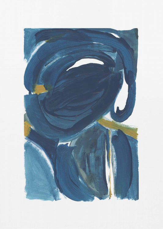 Marine Gold Abstrakt 2 | Leinwand