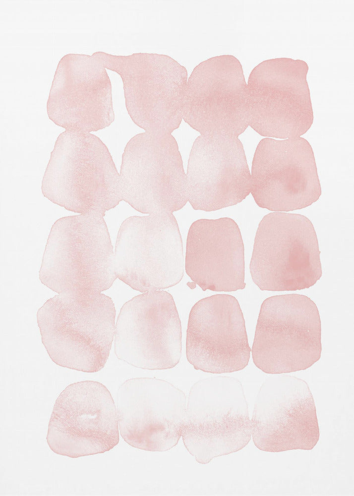 Abstract Blush Dots | Poster
