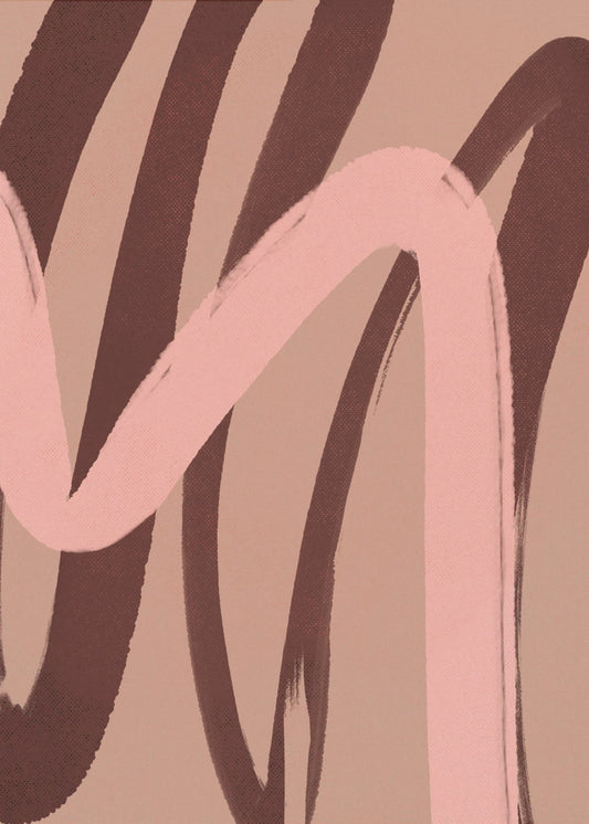 Curved Hues Dance | Poster