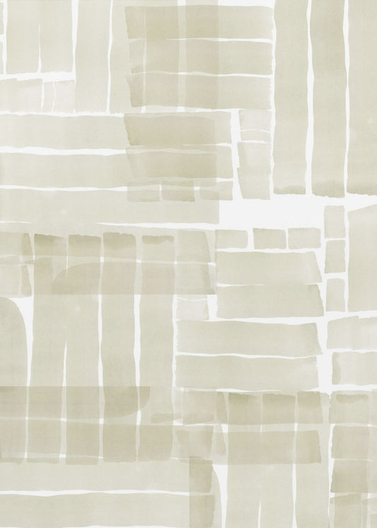 Neutrales Tangle Grid 1 | Poster