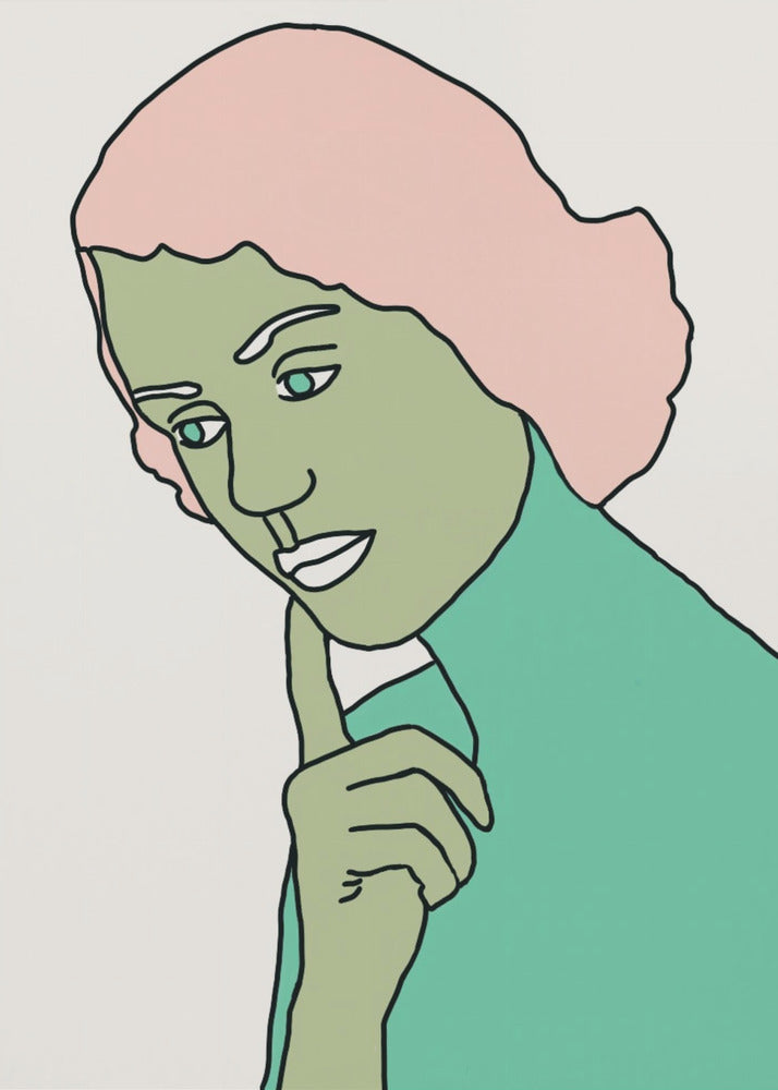 Dame denkt grün | Poster