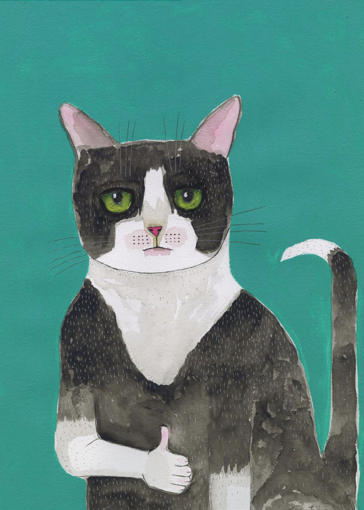 Cat thumbs up | Poster