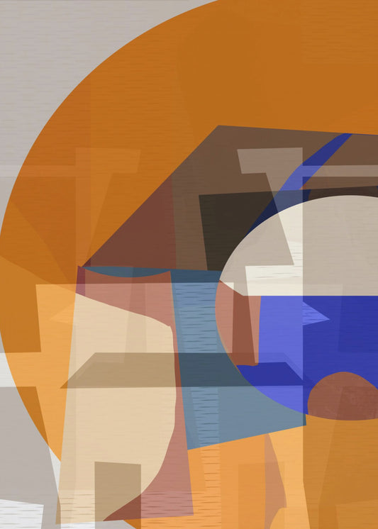 Orange Blue Woven 4 | Canvas