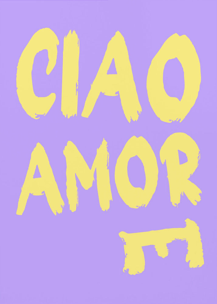 Ciao amore | Leinwand