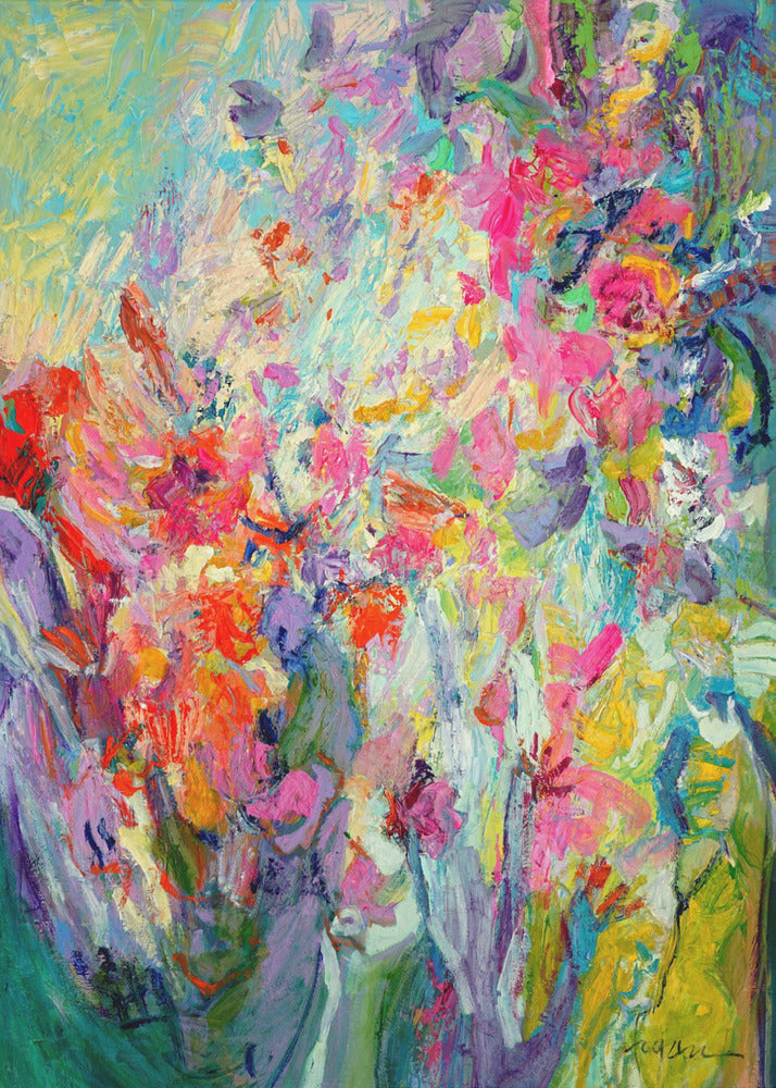 Lebendige Blumensymphonie | Poster