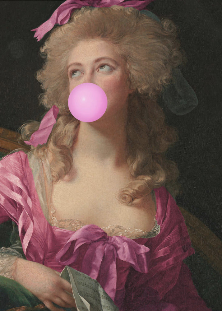 Bubblegummadame Pink Kopie 2 | Leinwand