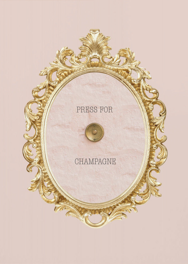 Presse für Champagnerrosa | Leinwand