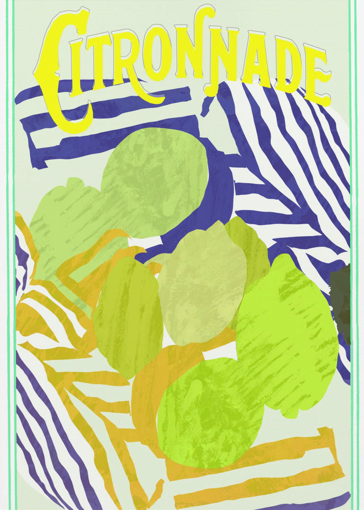 Zitronengelb und Grün | Poster