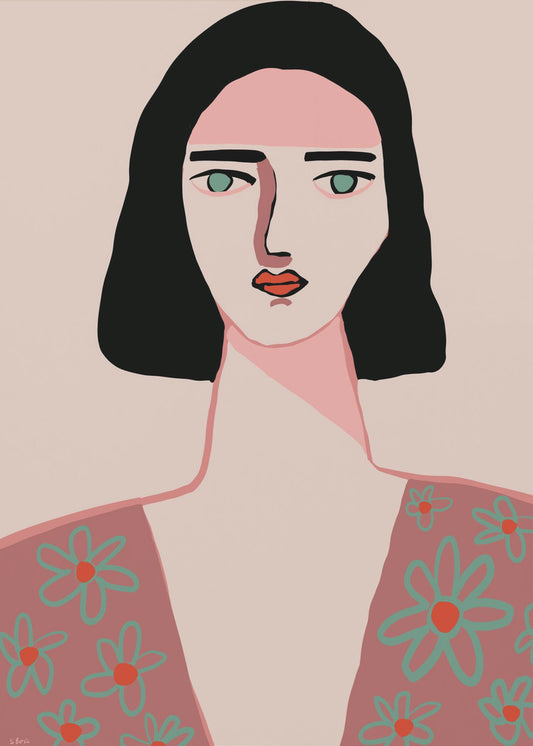 Edle Dame | Leinwand