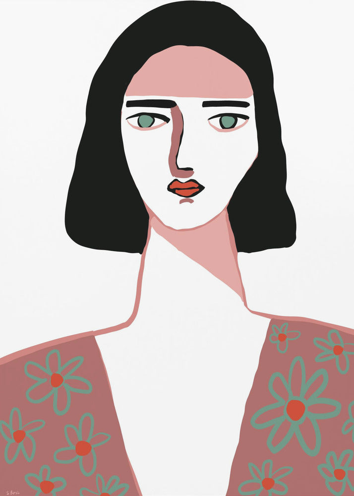 Edle Dame | Leinwand
