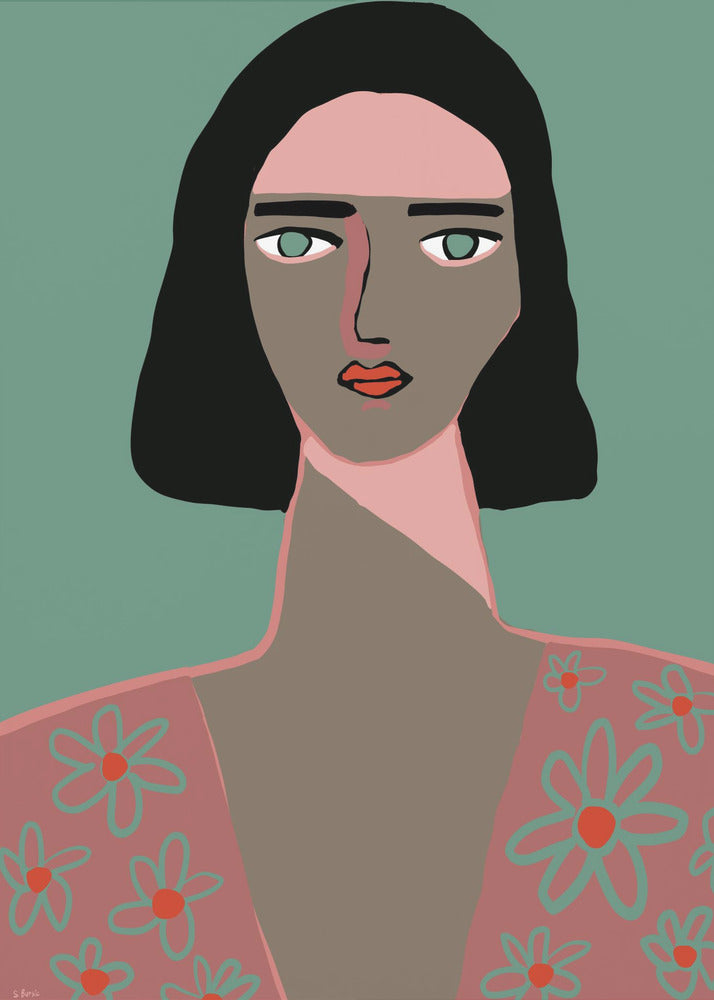 Edle Dame | Leinwand