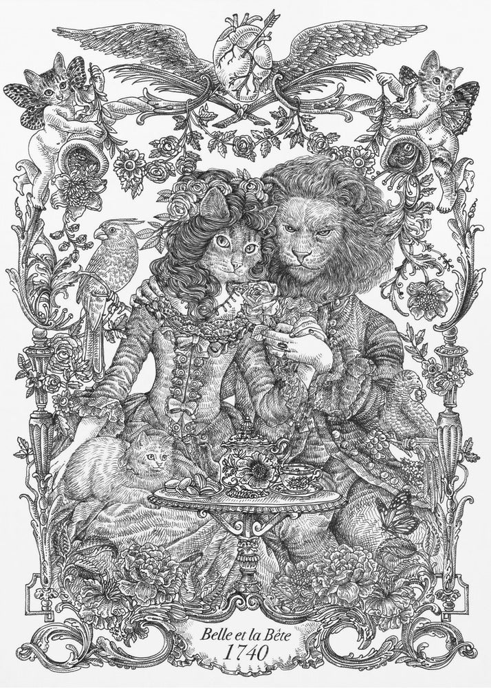 Cat Beauty & Beast | Poster