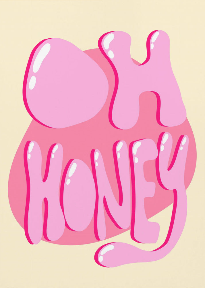 Sweet Bubble Letters | Poster