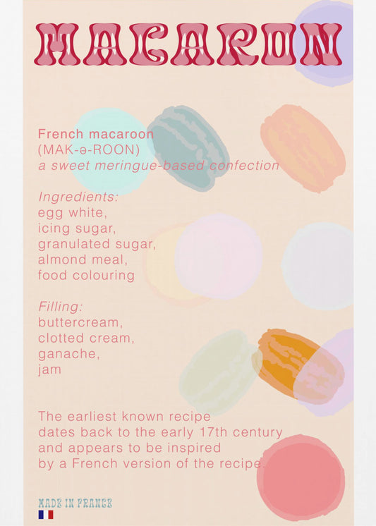 Macaron-Kaffee | Poster