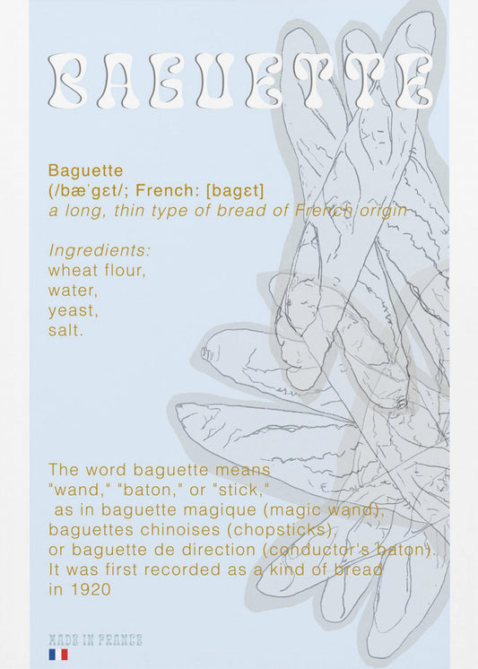 Baguette-Kaffee | Poster