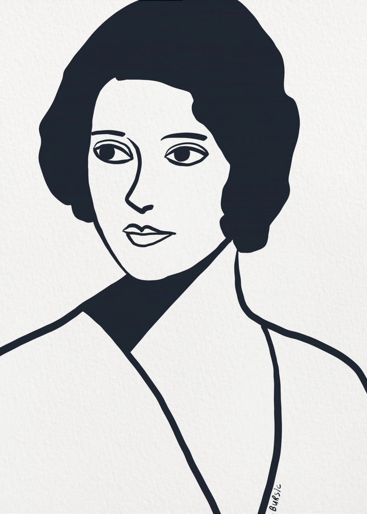 Vintage Frau | Poster
