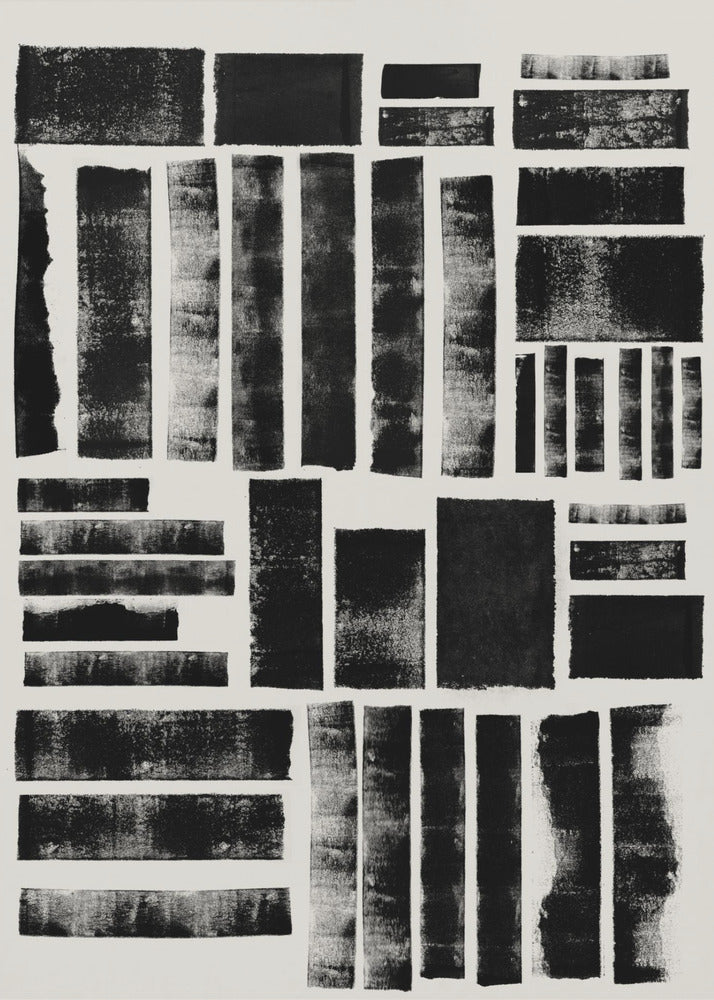 Monochrome Blocks | Poster