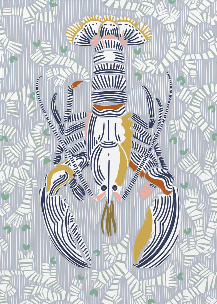 Crustacean Core grau | Leinwand