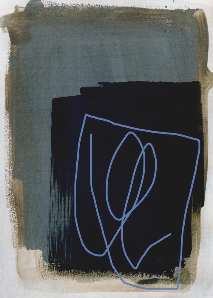 Abstract Brush Strokes 162 | Poster