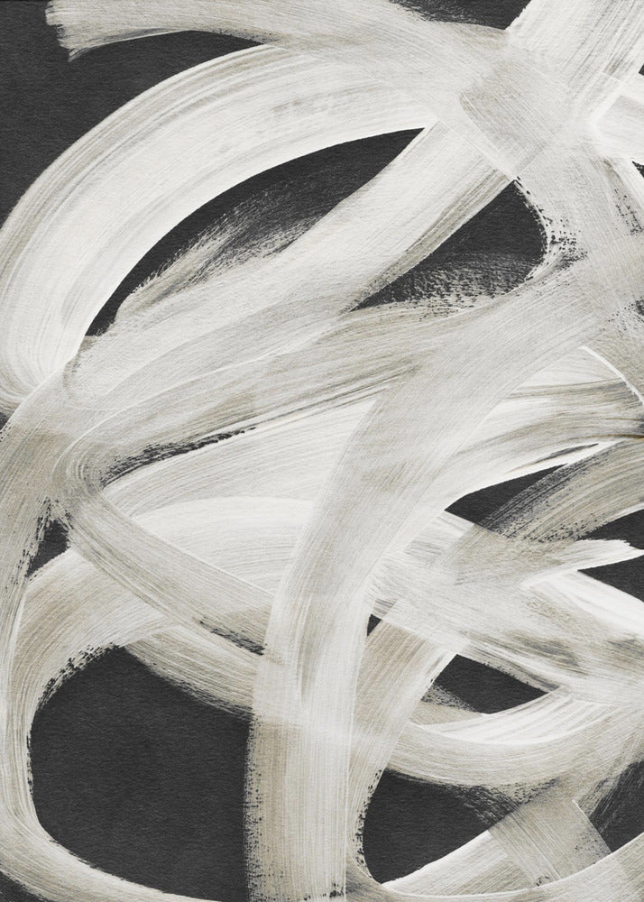 Abstract Brush Strokes 129 | Poster
