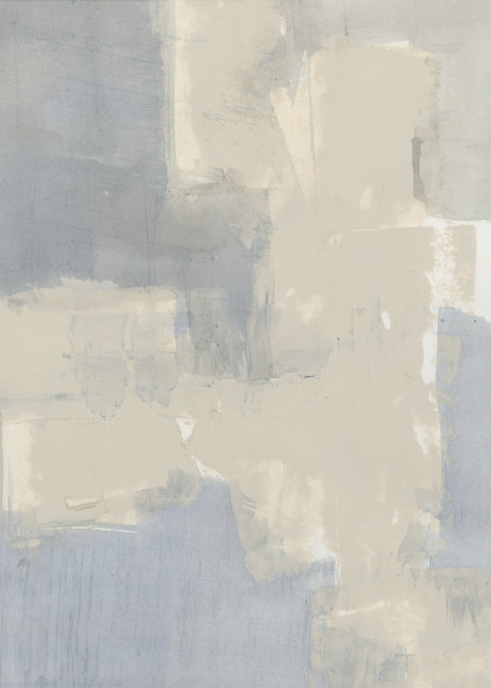 Abstrakte neutrale Formen in Grau und Beige 1 | Poster