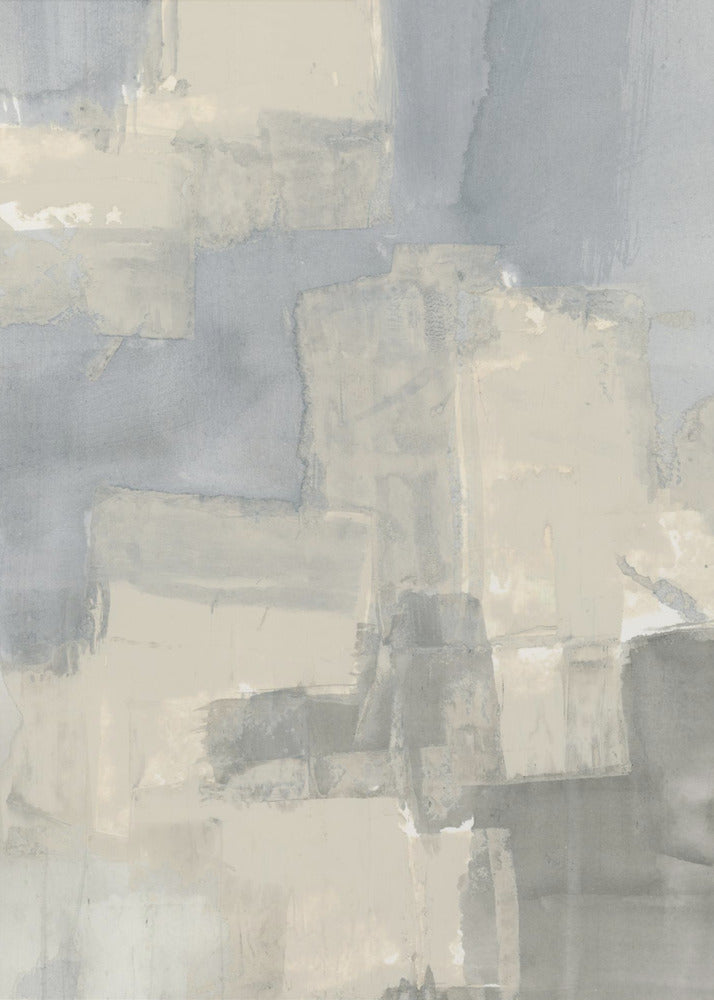 Abstrakte neutrale Formen in Grau und Beige 2 | Poster