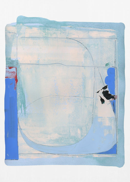 Blaue Ausdauer 1 | Poster