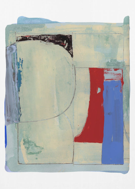 Blaue Ausdauer 2 | Leinwand