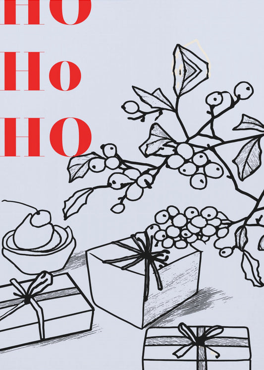 Bows and Baubles: Ho Ho Ho Christmas | Poster