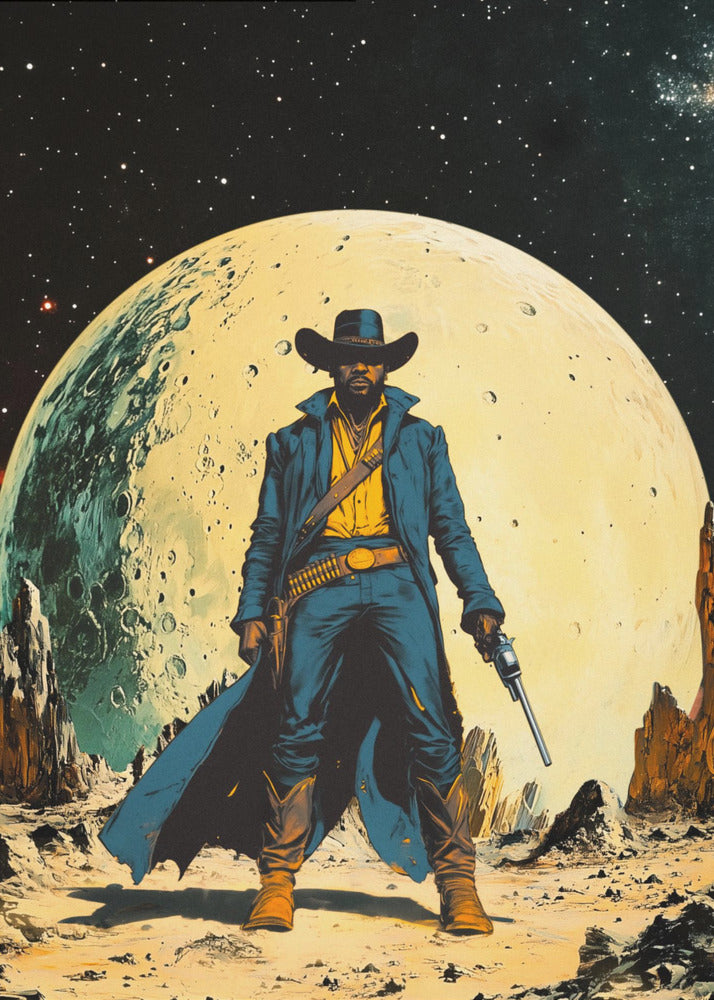 Kosmischer Sheriff | Leinwand