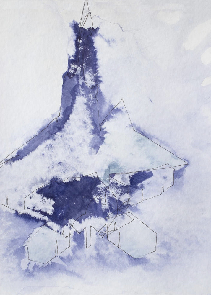 Kampjet-Studie (Indigo 3) | Leinwand