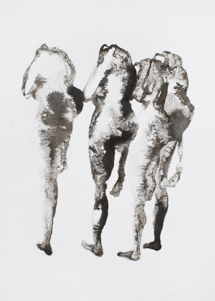 Four Figures (nach Muybridge) Enhanced Sr | Leinwand