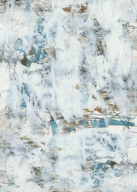 Abstract White Mist 2 | Poster