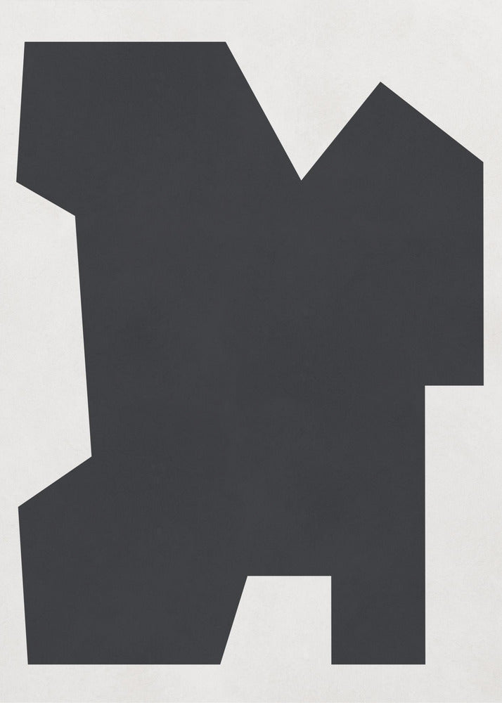 Schwarz-Weiß-Geometrie 6 | Poster