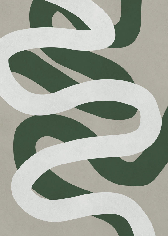Expressionistische Kurven 3 | Poster