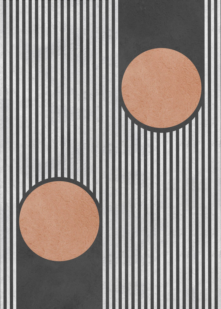 Kreise auf schwarzem Hintergrund 2 | Poster