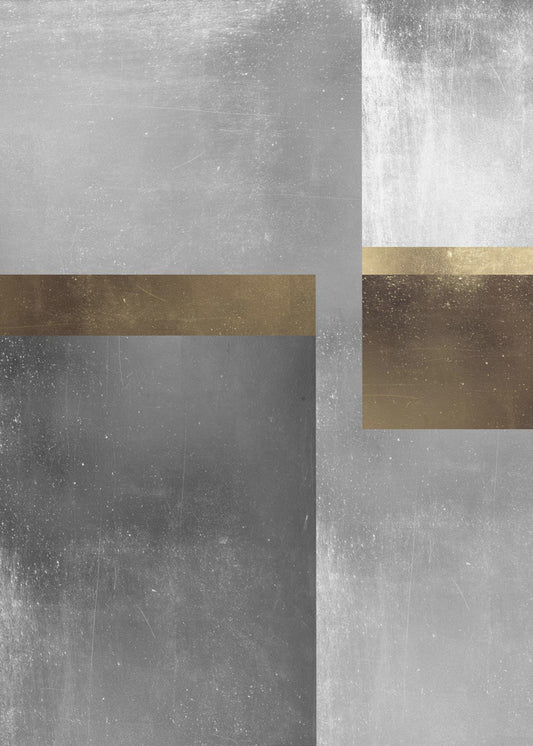 Gold- und Silbertexturen 6 | Leinwand