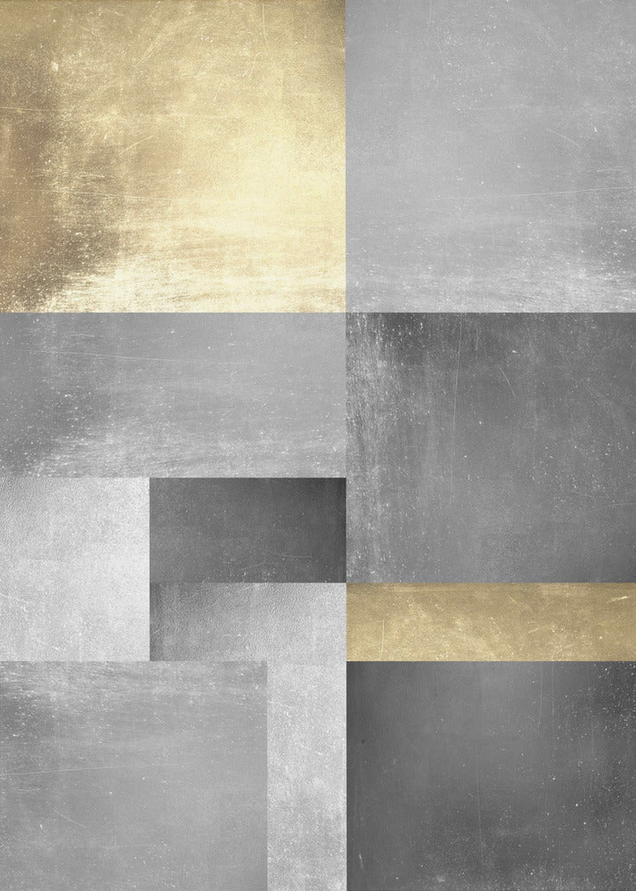 Gold- und Silbertexturen 5 | Leinwand