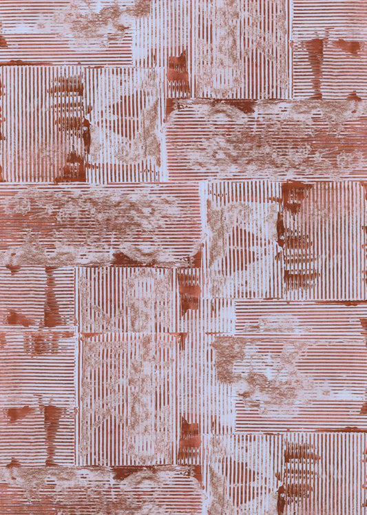 Cinnabar Soft Lines Texture No2 Print | Poster