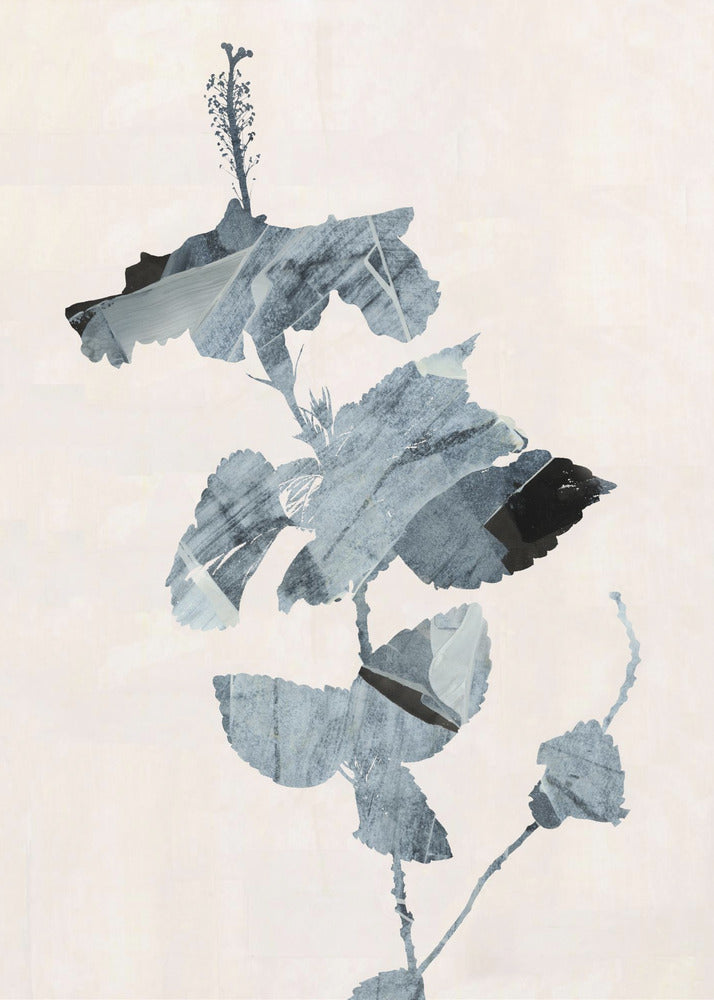 Botanische Silhouette Nr. 1 Druck | Leinwand