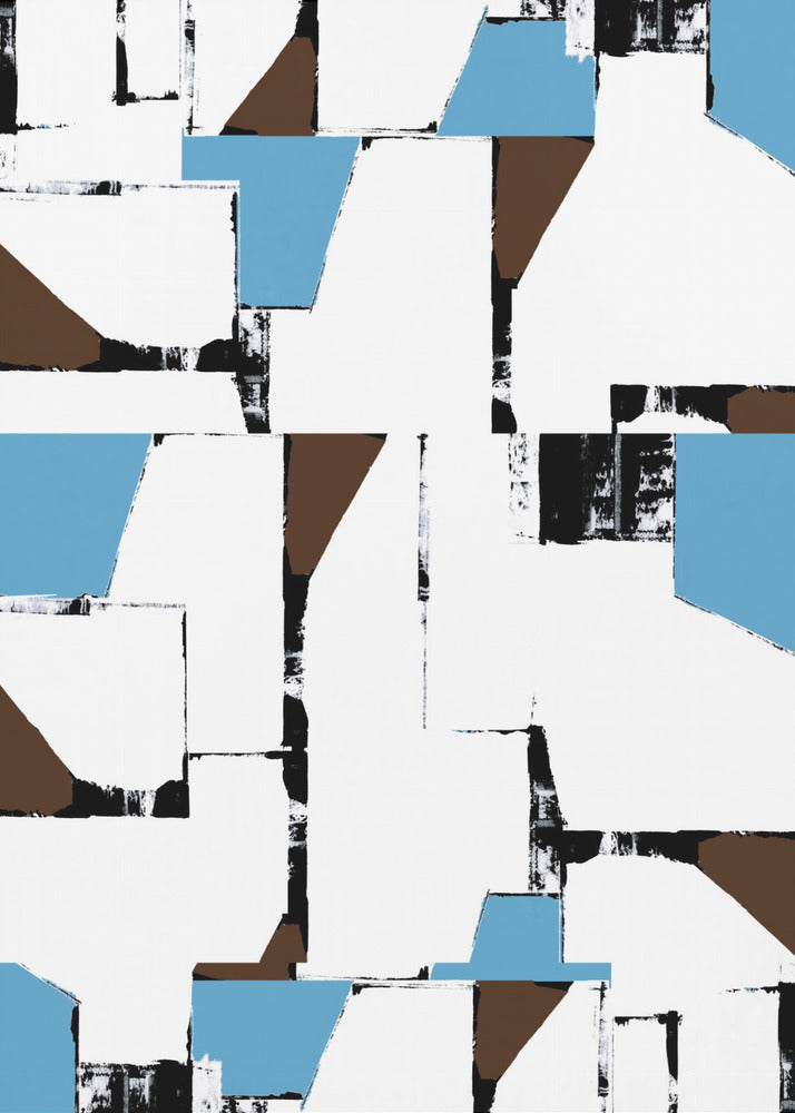 Abstrakte neutrale Geometrie Nr. 2 | Leinwand