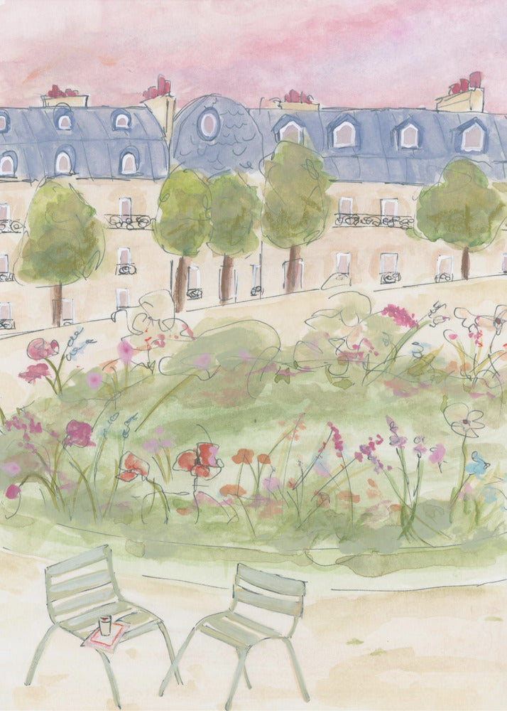 Pariser Garten | Leinwand