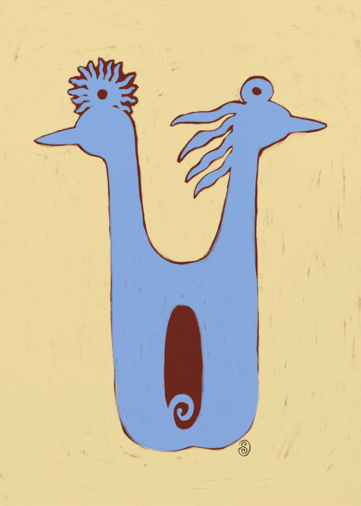 Vogelpaar | Leinwand