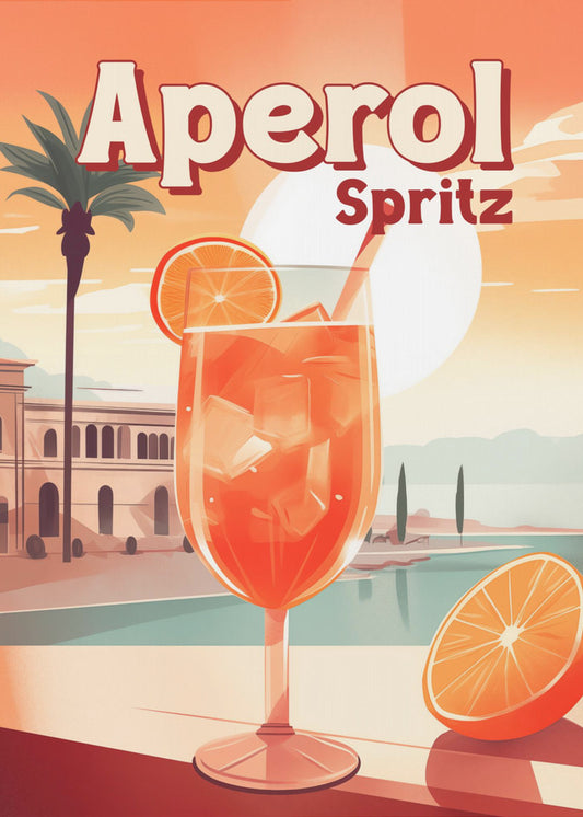 Aperol Spritz Tropical | Leinwand