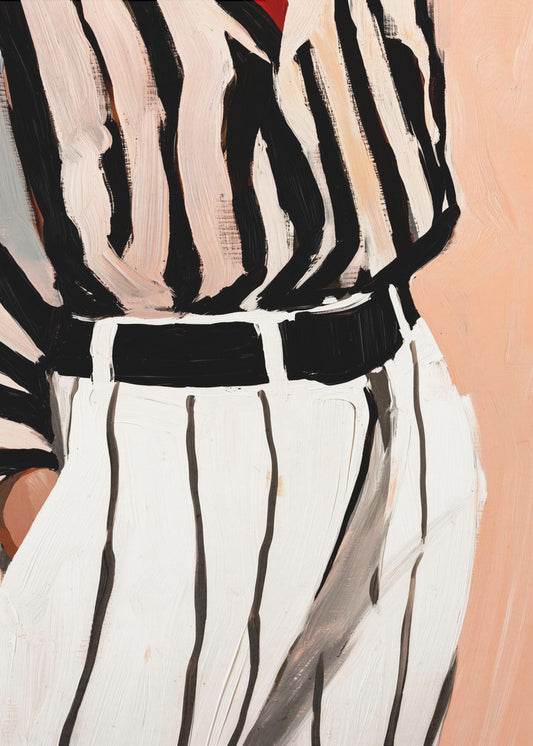 Stripe Elegance | Poster